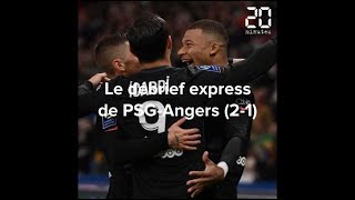 Ligue 1: Le débrief express de PSG-Angers (2-1)