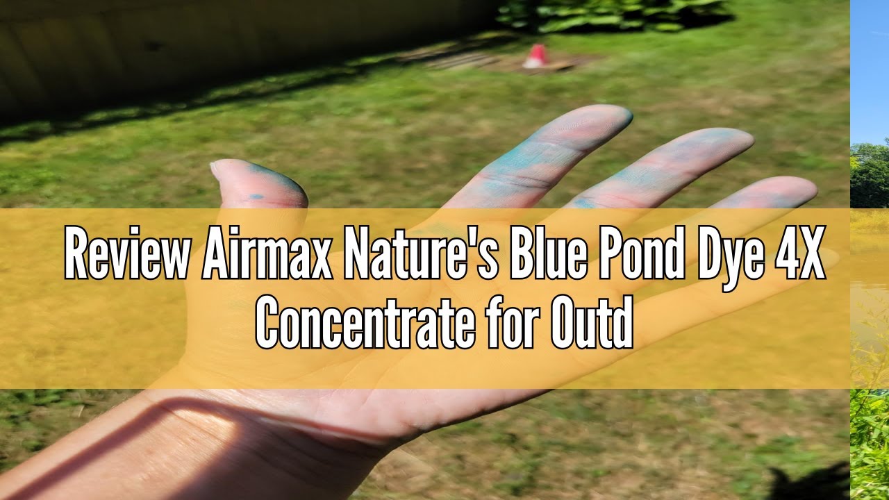 AquaSplash Blue Super Concentrated Pond Dye (1 Quart