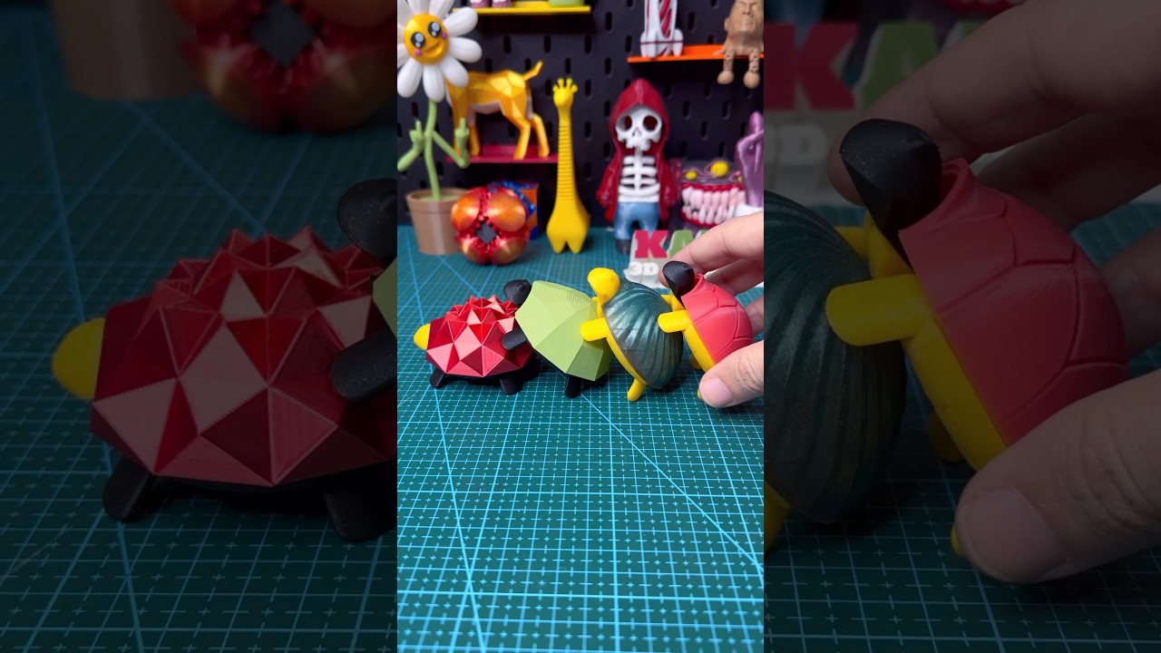 3D Printed Squishy Turtles from Thingiverse