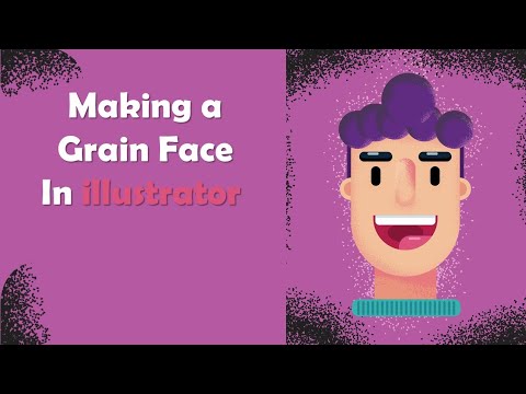 Making a Face with grain effect - YouTube