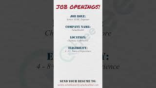 Senior AI/ML Engineer Job Opening 2026 | ValueHealth AI | Chennai & Coimbatore
