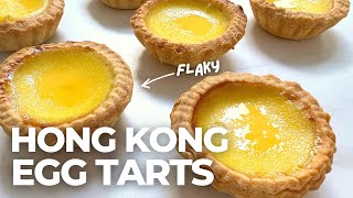 How to Make 'Hong Kong Egg Tarts' (Daan Tat) 蛋撻