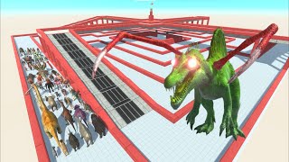 ESCAPE FROM ALIEN SPINOSAURUS #4 - Animal Revolt Battle Simulator screenshot 2