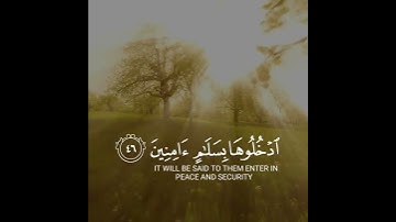 سورة الحجر قارئ احمد نفيس
