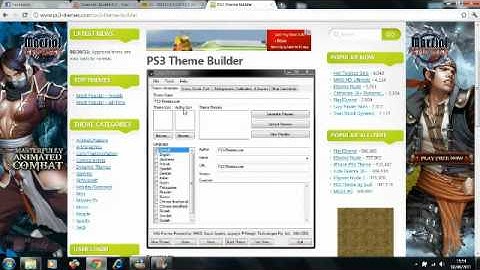 MAKE YOUR OWN PS3 THEME EASY NEW!!