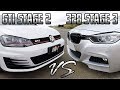 VW Golf GTI mk7 Stage 2 vs BMW 328i F30 N20 Stage 3