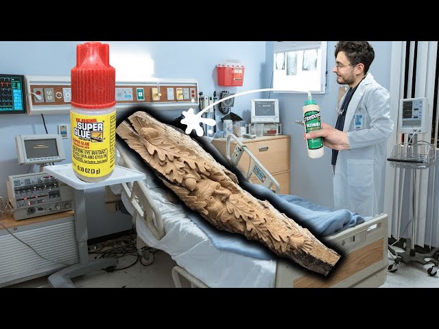 How To Mend a Broken Carving - YouTube