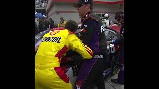 Denny Hamlin And Joey Logano Fight At Bristol