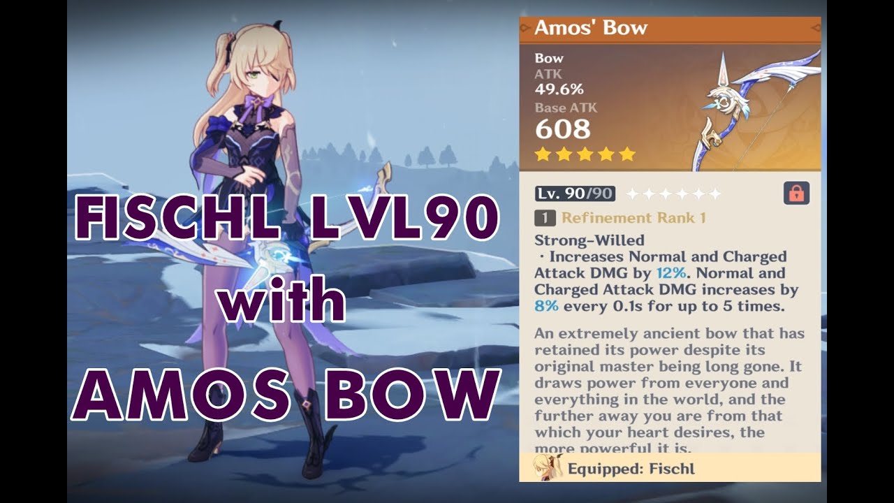 Genshin Impact Amos Bow Do Not Sleep On It Youtube