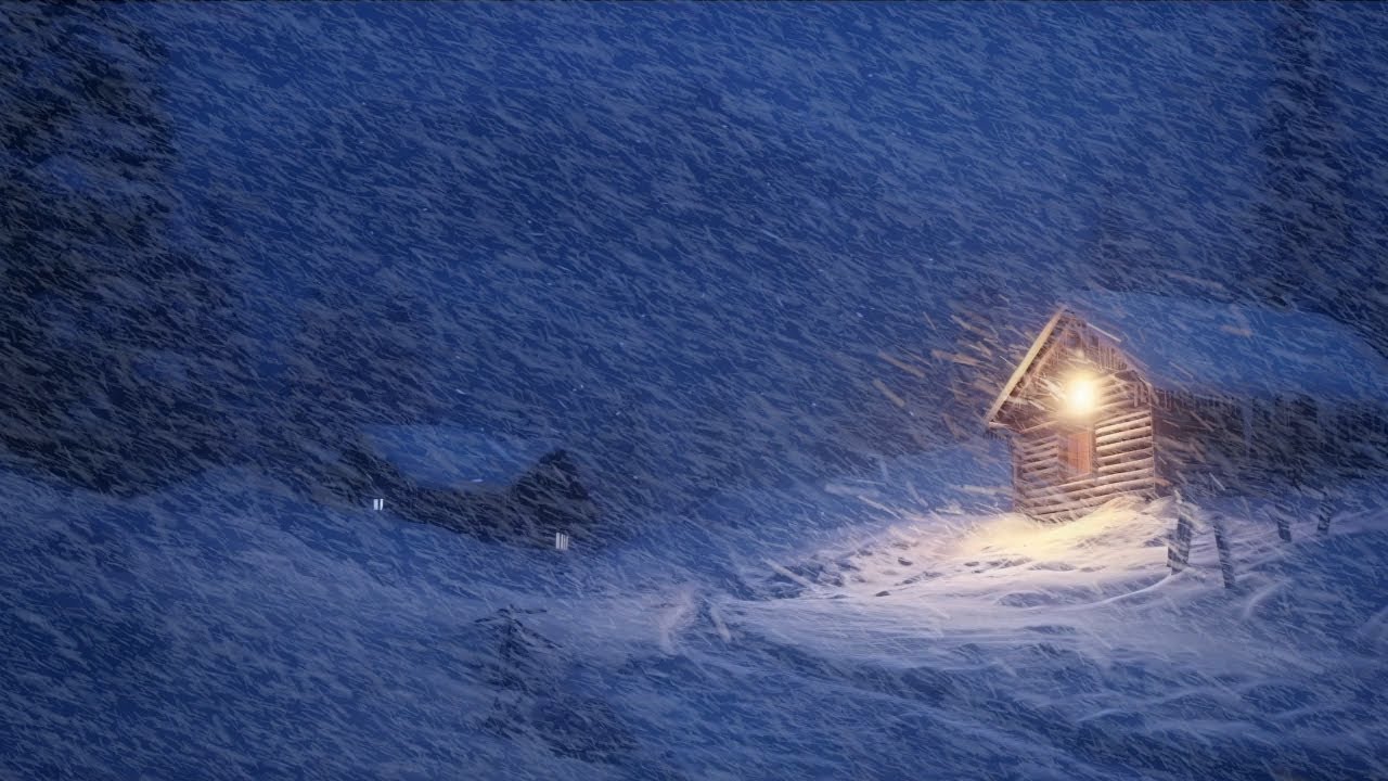 Blizzard Sounds For Sleeping | Howling Wind & Blowing Snow | Relaxing ...