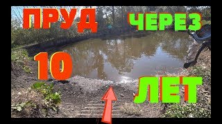 МОЙ ПРУД ЧЕРЕЗ 10 ЛЕТ !!! ПРУД СПУСТЯ 10 ЛЕТ !!!