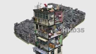 Hong Kong's infamous Kowloon Walled City: a 3D reconstruction of the densest city on Earth