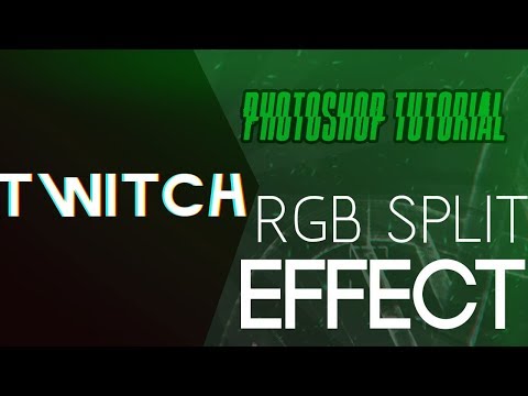 Photoshop Tutorial: RGB Split / Twitch effect