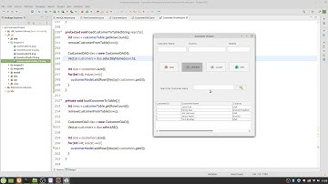 Java Swing with MySQL Step by Step Bonus 03  - Search By Name