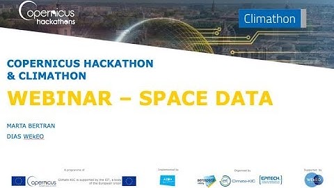 Webinar - Access to space data with WEkEO