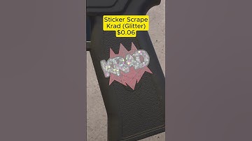 Krad Glitter Paris 2023 sticker scrape #csgo#cs2 #cs2skins