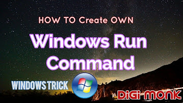 How to create windows run command to open a program with run command | Windows Trick