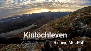 Mountain biking the Binnein Mor Path to Kinlochleven - December 2023