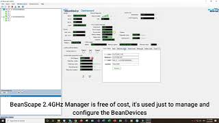 Quick Overview of Wireless IOT Supervision software (BeanScape 2.4GHz Manager) screenshot 3