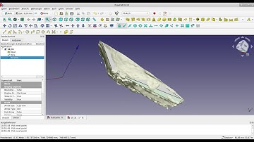 #freecad #cloudcompare: ermitteln des aushubs mit beliebiger genauigkeit (#baugrube #punktwolke)