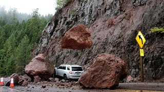10 Massive Rock Falls Caught on Camera