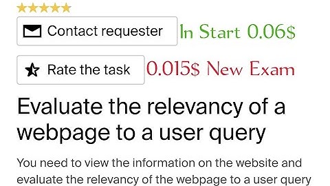 Evaluate the relevancy of a webpage to a user query 0.15$ New Exam 75% Skill #shahbazsaeedofficial