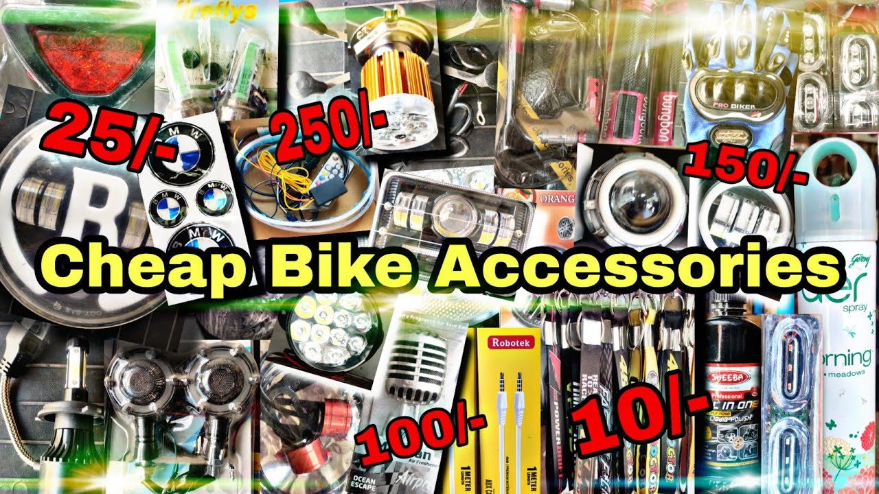 Cheapest Bike Accessories🔥😲 Modification Bike only/retail Kalka Ji