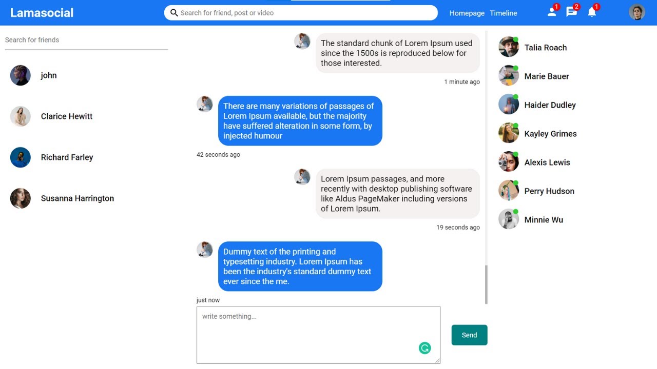 Realtime Chat App with React, Node.js, Socket.io | MERN Stack Messenger Clone