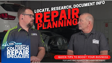 SCRS Quick Tip: Locate, Research and Document Info for Repair Planning