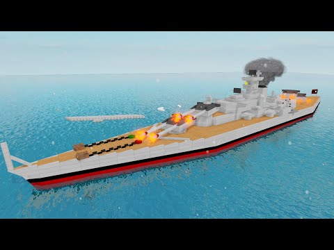 German Battleship Tirpitz Bismarck Class Of The Kriegsmarine Roblox Plane Crazy Showcase Sort Off Youtube - how to make battleship turret roblox plane crazy youtube
