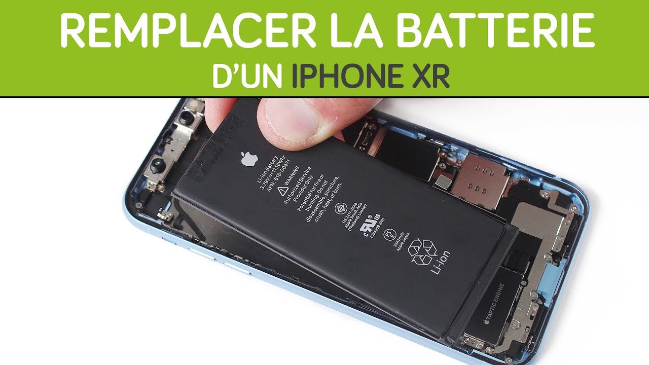 Réparation de batterie pour iPhone XR