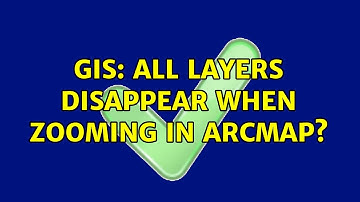 GIS: All layers disappear when zooming in ArcMap?