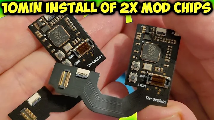 Installing 2x Mod chips in 10 minutes :)