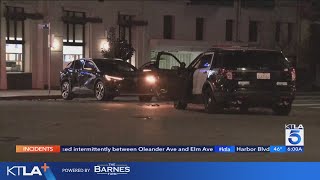 2 LAPD officers injured in crash