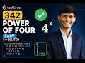 ⚔️ LeetCode 342: Power of Four | Fast & Optimized C++ Code