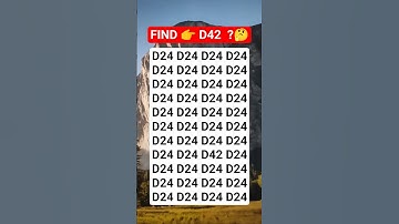 Find the odd number D42 #shorts #youtubeshorts #ytshorts #youtube #viral #oddoneout