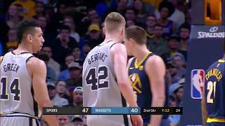 Davis Bertans 12 pts vs. Nuggets - February 13, 2018