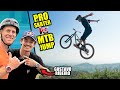 PRO SKATEBOARDER vs MOUNTAIN BIKE - CAN HE CLEAR A JUMP?