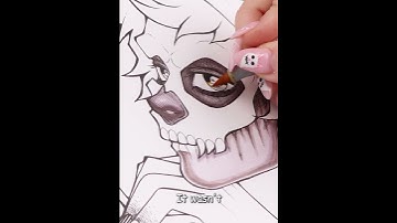 Drawing a Spooky Grim Reaper for Frightober 2023