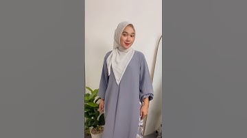 TUTORIAL HIJAB SEGIEMPAT CANTIK SIMPEL 😍#tutorial #hijab #menutup #dada #simple