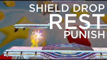 Marth UpTilt Shield Drop Rest Punish