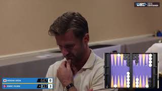 “Double-fives, disgusting, Marc. Leave Michi alone.” #backgammon