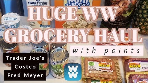 HUGE WEEKLY MYWW GROCERY HAUL | TRADER JOE