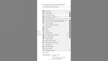 Excelde Tüm Komutlara Kısayol Atayarak Özelleştirme | #EXCEL 751 | #shorts #exceldersleri #excel