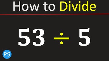 53 divided by 5 (53÷5) | Divide 53 by 5 - Step by Step | Long Division