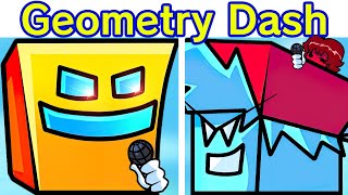 Friday Night Funkin' VS Geometry Dash FULL WEEK + Cutscenes \u0026 Ending (FNF Mod/Friday Night Dashing)