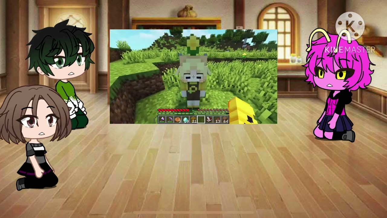 Mha reacts to ethobot