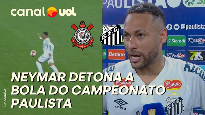 NEYMAR DETONA A BOLA  DO CAMPEONATO PAULISTA APÓS DERROTA NO CLÁSSICO: 'MUITO RUIM'; VEJA