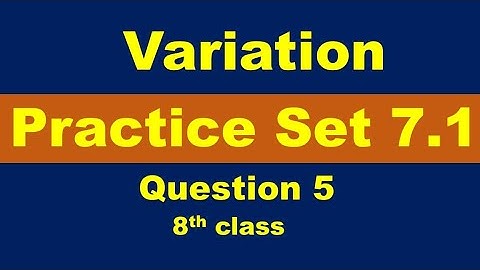 5.y varies directly as √x. When x = 16, y = 24. Find the constant and equation of variation