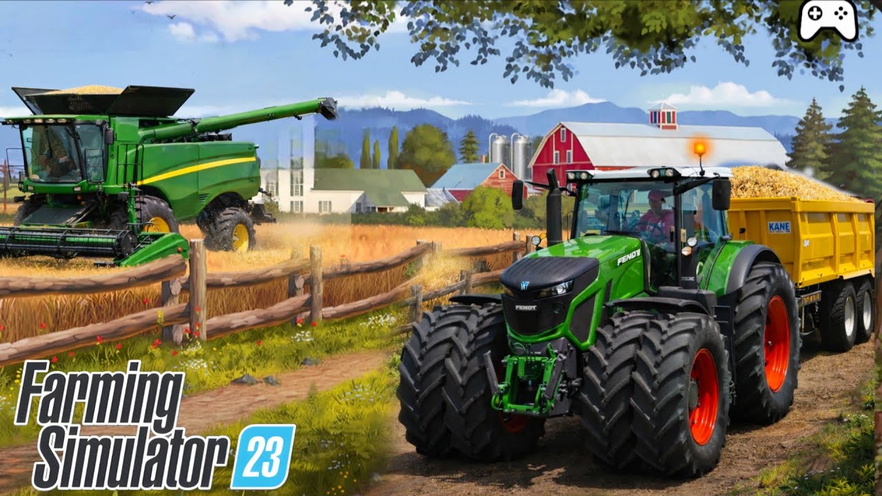 Fs 23 Mega Wheat Harvesting ! Farming Simulator 23 ! Timelapse #fs23 